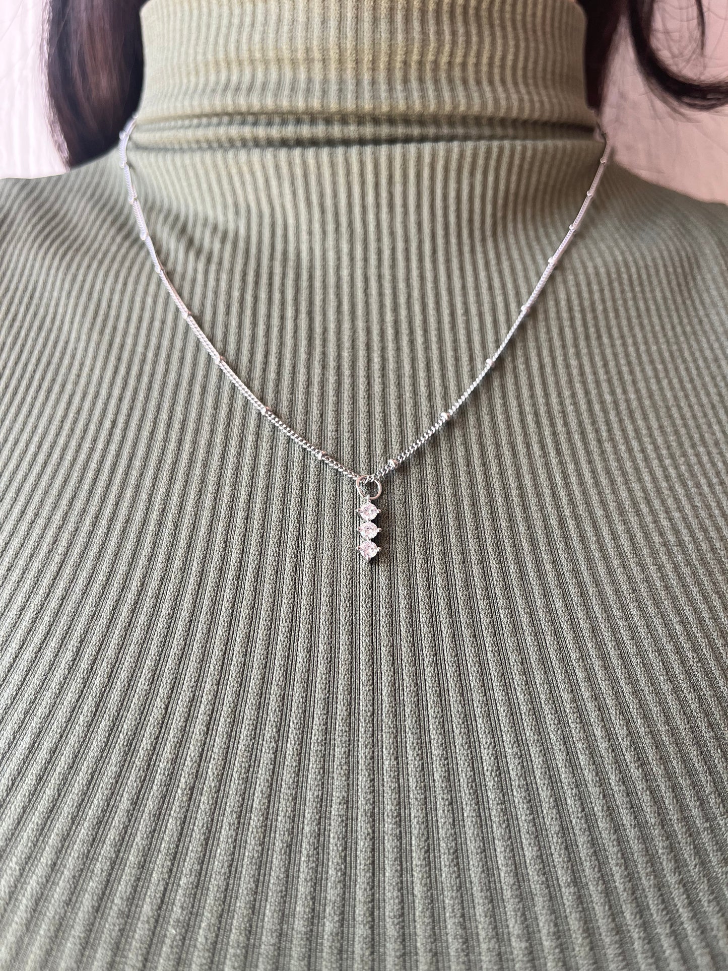 COLLAR TRIPLE SILVER