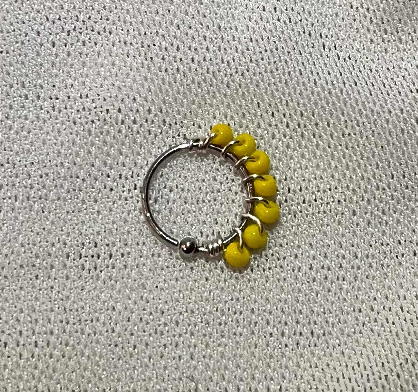 PIERCING SILVER AMARILLO