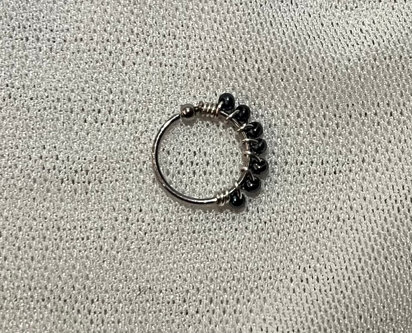 PIERCING SILVER NEGRO