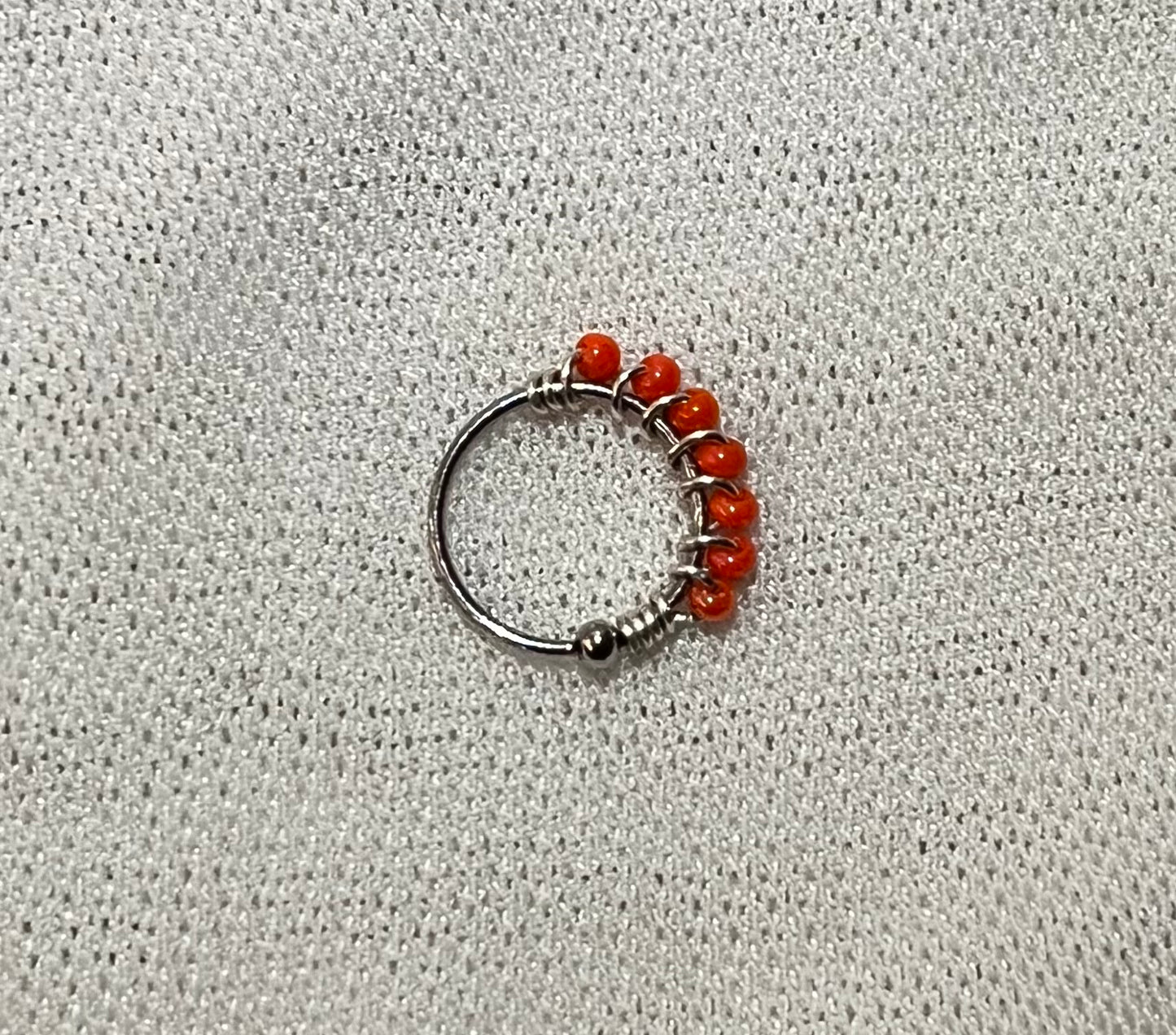 PIERCING SILVER NARANJA