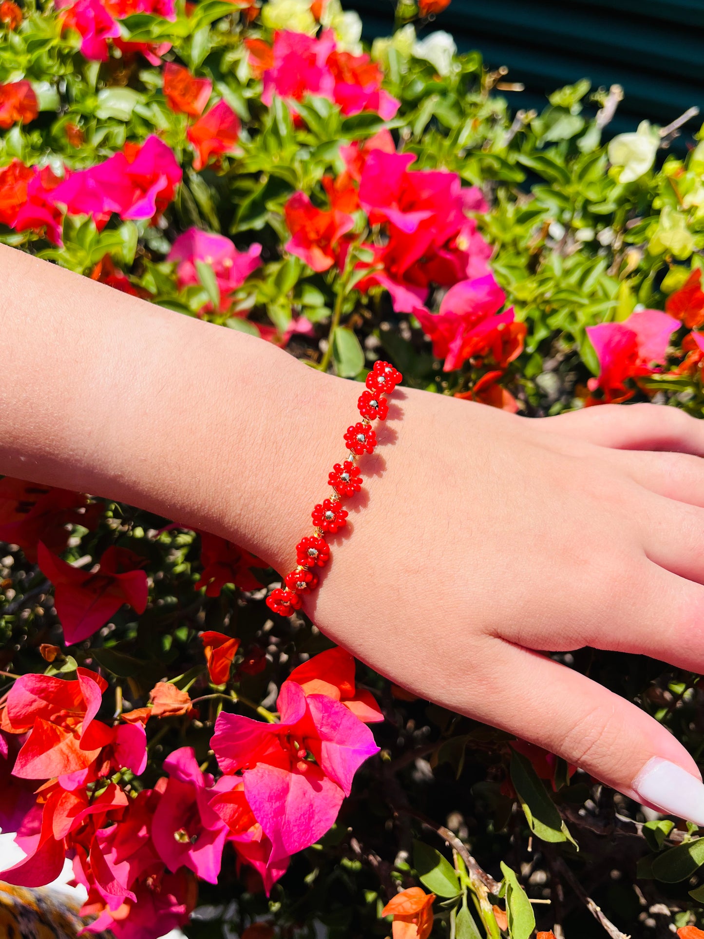 BRAZALETE DE FLORES