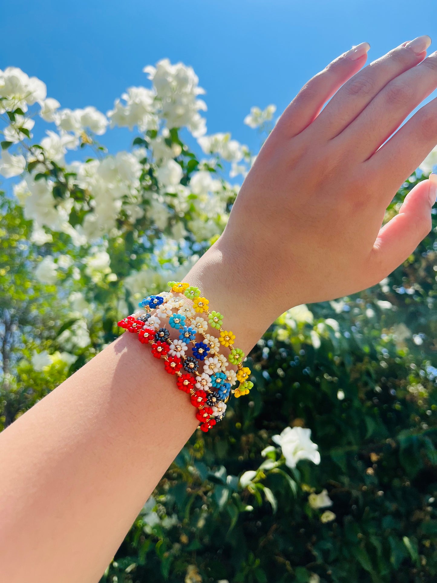 BRAZALETE DE FLORES