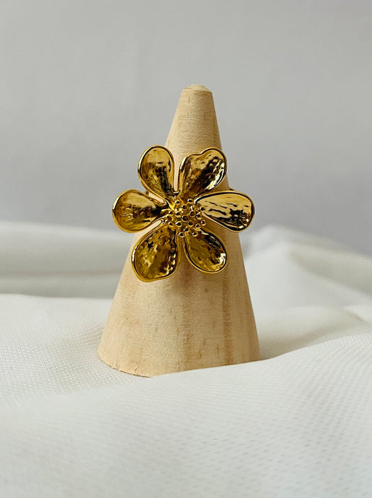 ANILLO FLOR DORADA