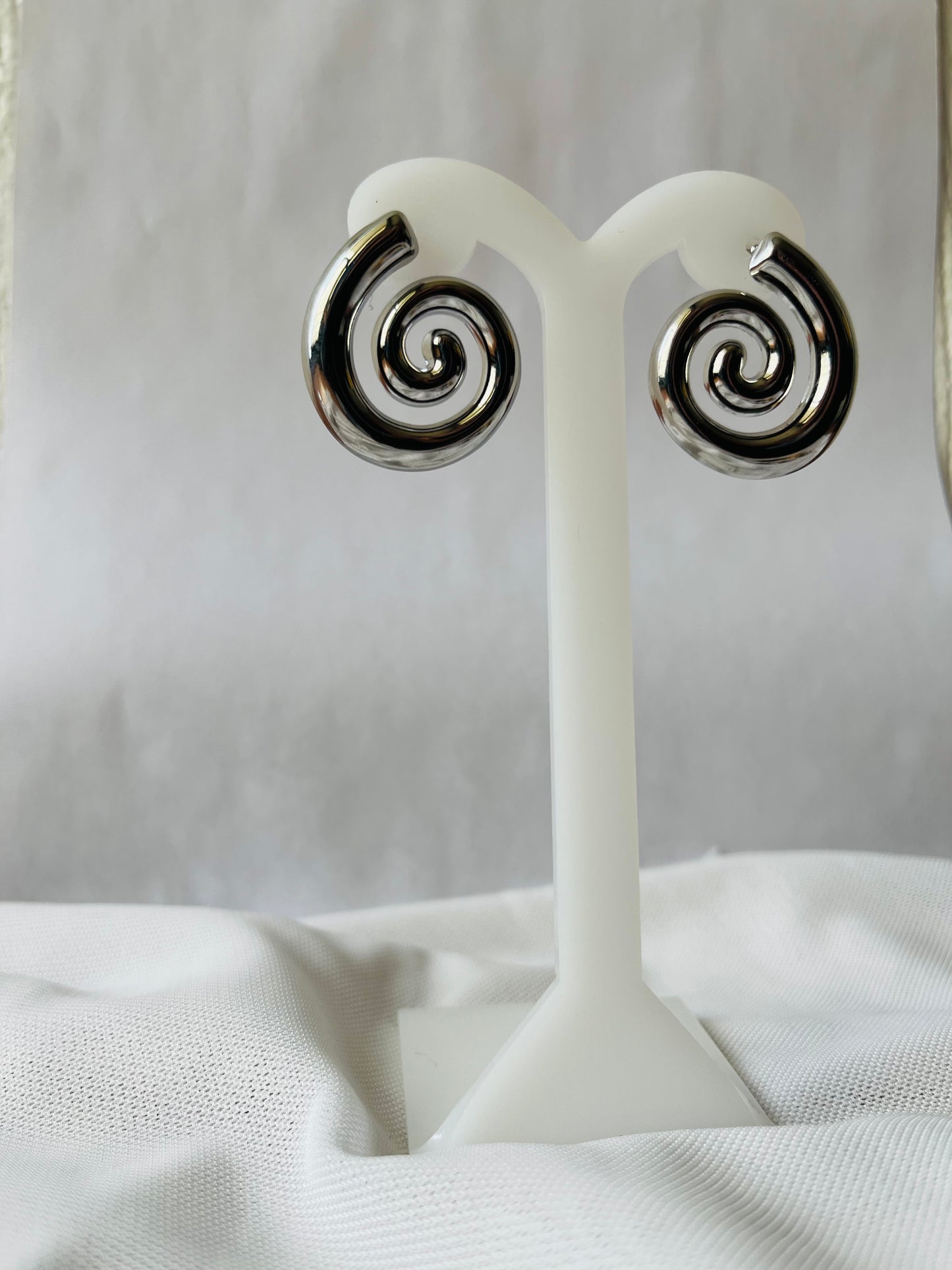 ARETES CARACOL SILVER